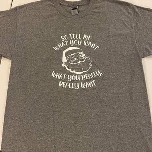 Gray Christmas Tshirt